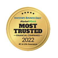 Primerica Named #1 Most Trusted Life Insurance Company in 2022 by Investor's Business Daily.